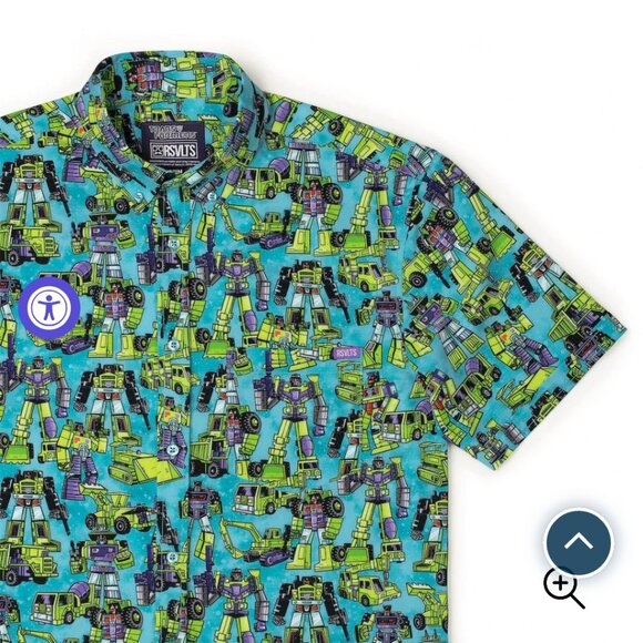 Transformers "Constructicon Crew" KUNUFLEX Short Sleeve Shirt L - Picture 4 of 8